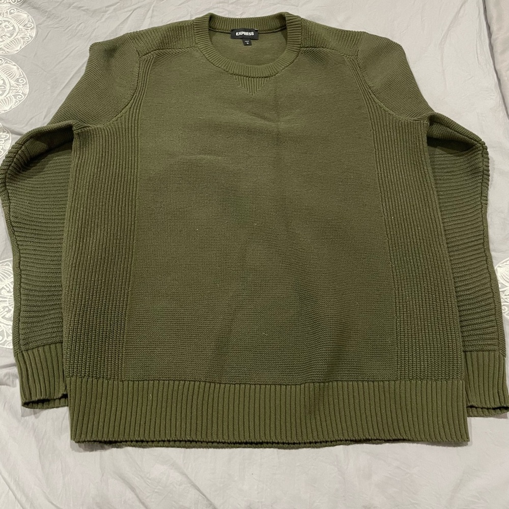 Express Men’s Crewneck Knit Sweater.
